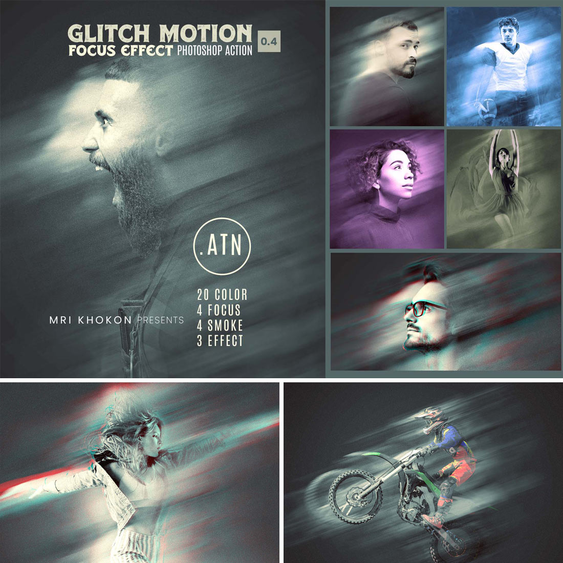 Glitch Motion Focus Effect cover image.