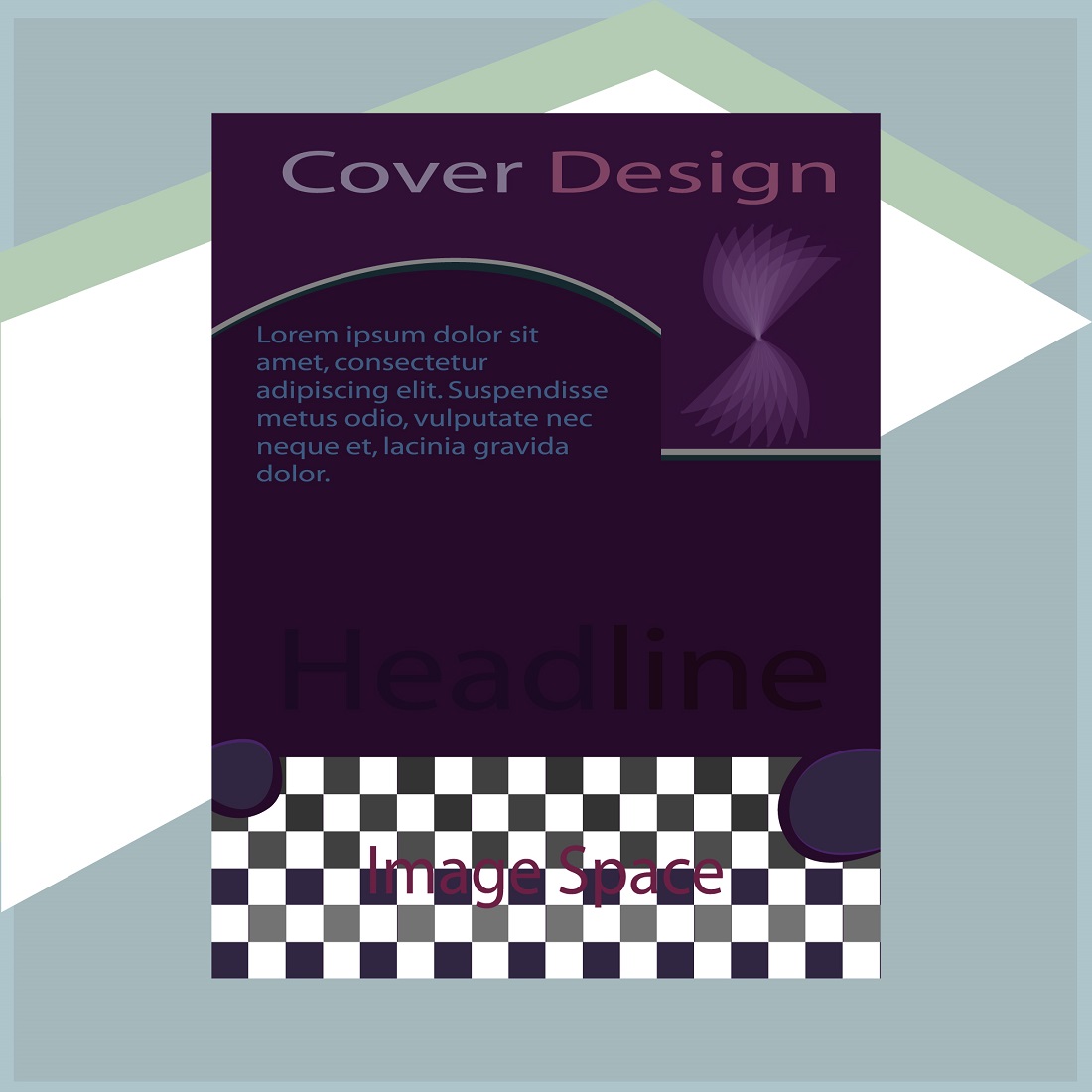 This is Cover flyer and poster template design preview image.