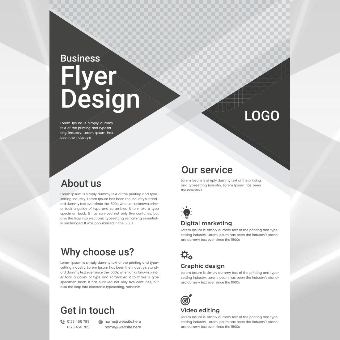 Modern Flyer Design preview image.