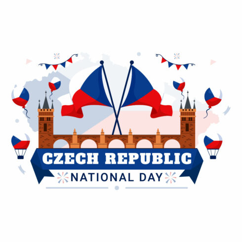 13 Czech Republic National Day Illustration cover image.