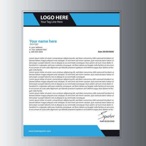 Modern Letterhead Design cover image.