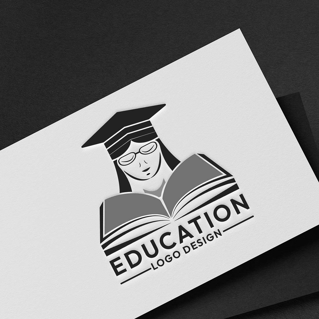 Education Modern Logo | Illustrator Design | 100% Editable preview image.