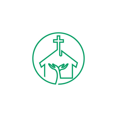 Christian Cross with Tree logo design cover image.