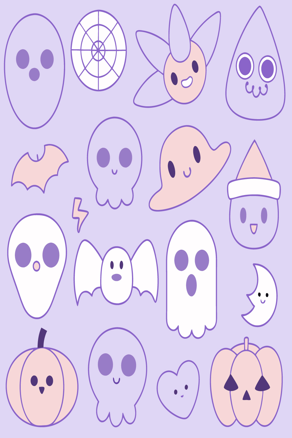 Happy Halloween Mega Bundle Offer Halloween Vector Pack Halloween Tshirt and Bulk Offer Halloween Bundle pinterest preview image.