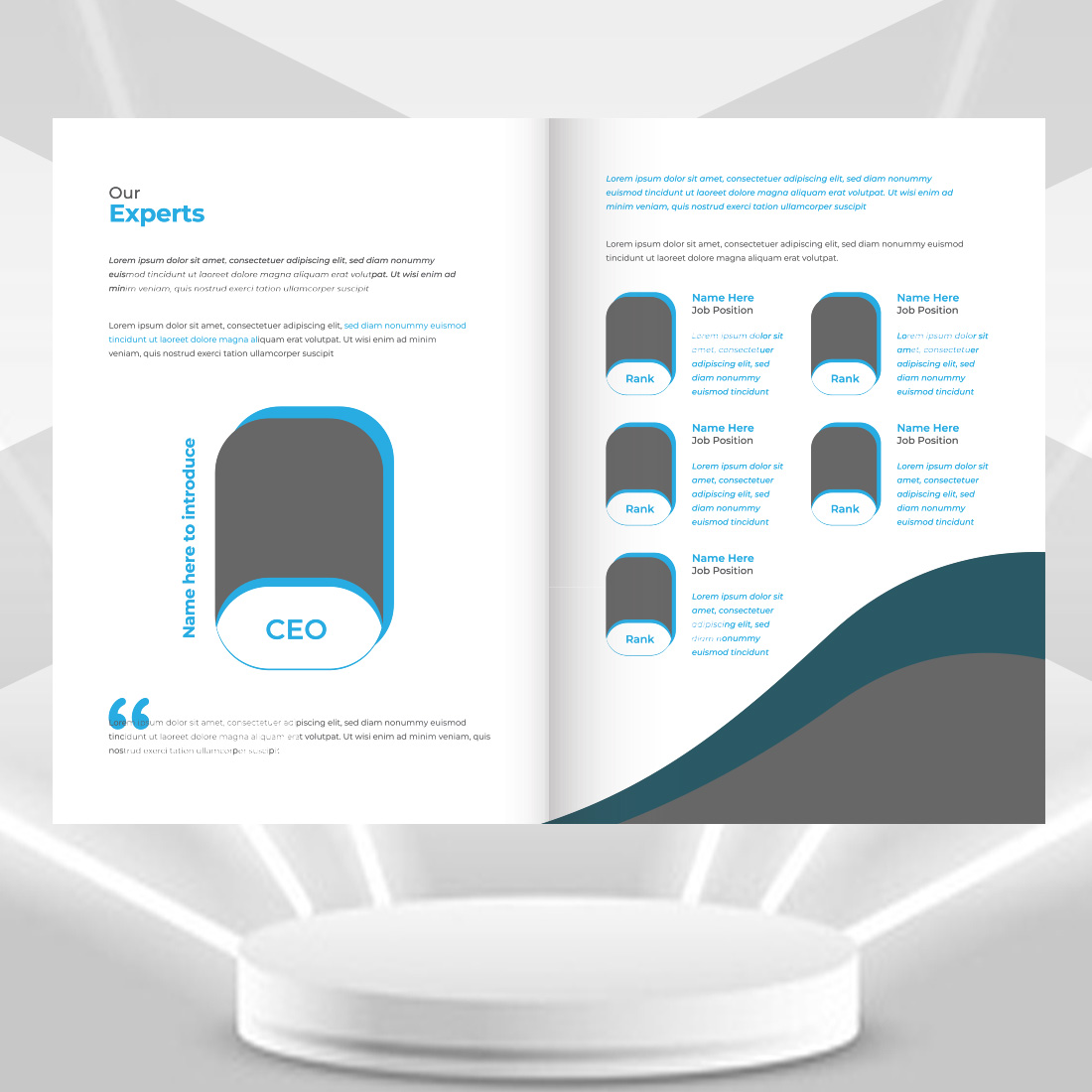 Modern Brochure Design preview image.