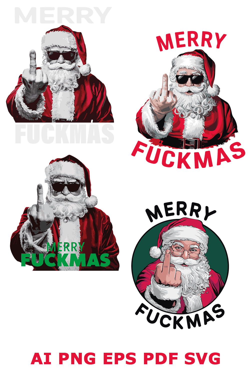 MERRY FUCKMAS pinterest preview image.