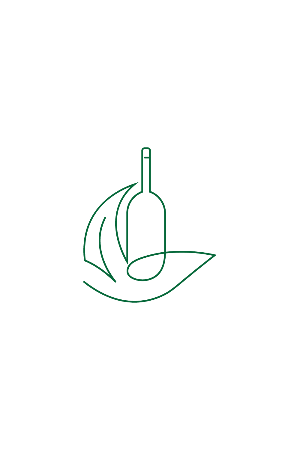 Wine with Boat Shipping logo design pinterest preview image.