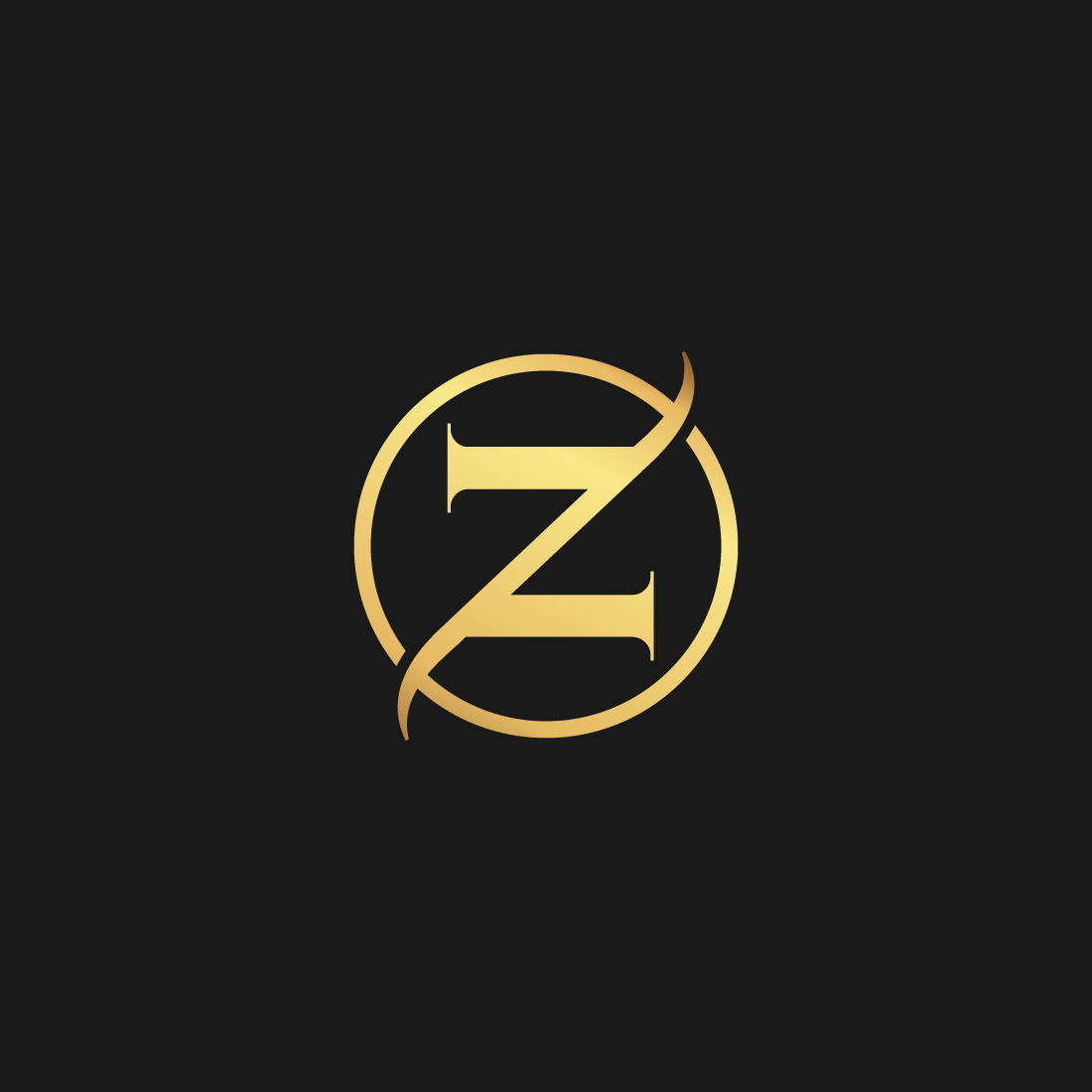 Z luxury logo design for your brand cover image.