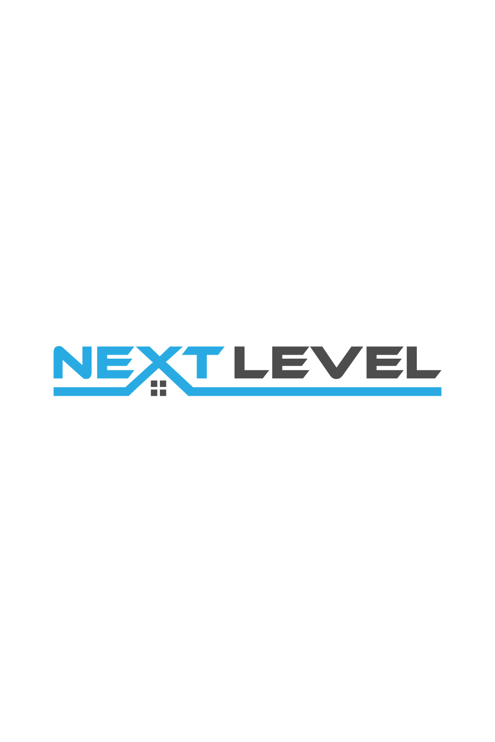 Next Level Logo design for your brand pinterest preview image.