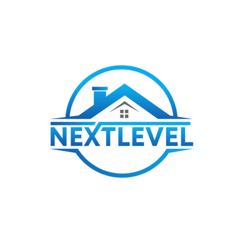 Next Level Logo design with Real estate cover image.