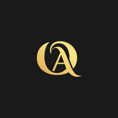 AQ luxury logo design for your brand cover image.