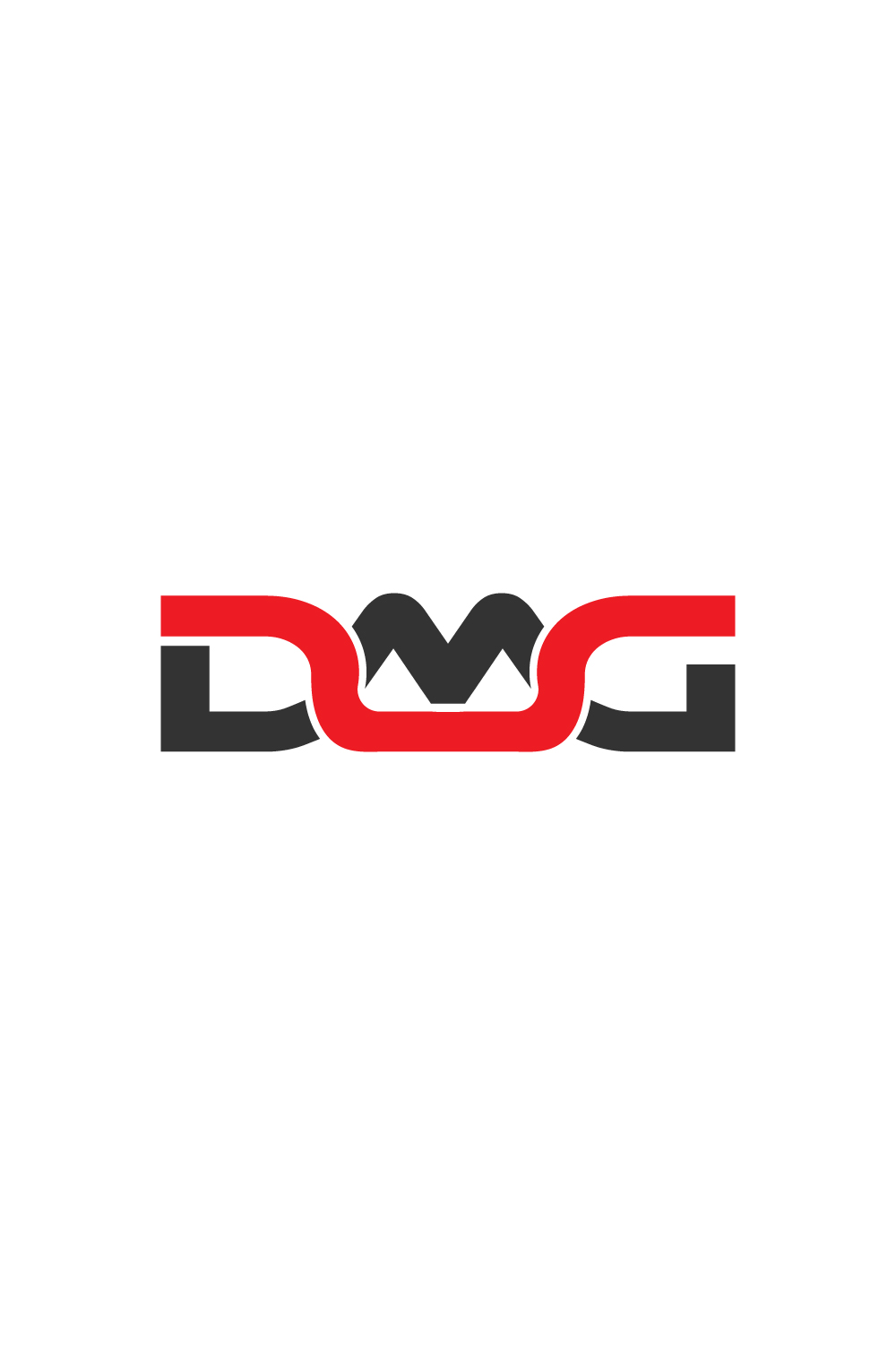 DMG Logo design for your brand pinterest preview image.