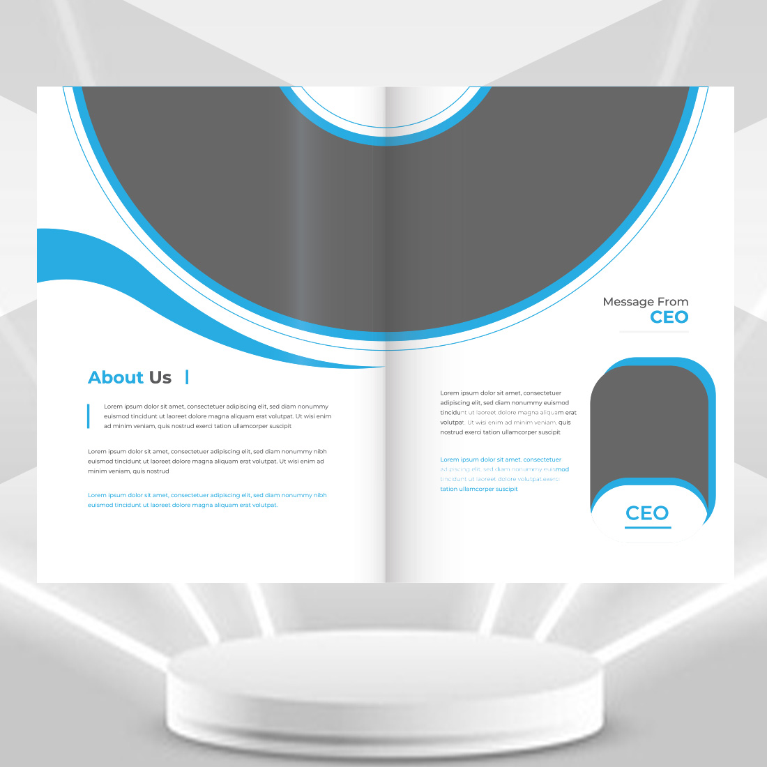 Modern Brochure Design preview image.