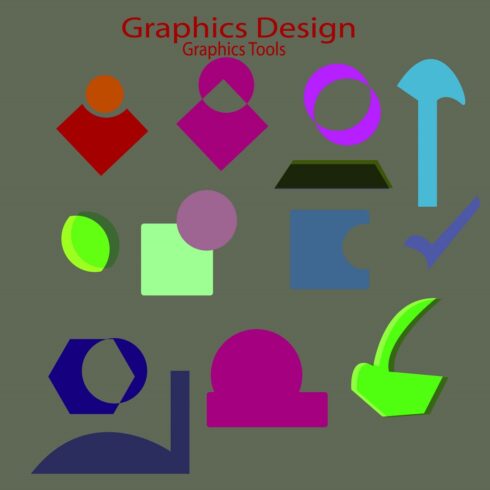 Graphics Tool and Shape Art master bundle cover image.
