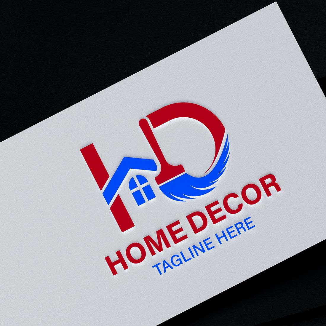 Editable Home Decor Logo Design | Adobe Illustrator Logo Template cover image.