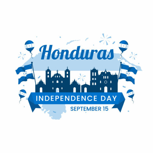 12 Honduras Independence Day Illustration cover image.