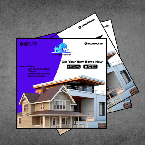 House Agency Template , Adobe Photoshop Template Psd Template , Real Estate Template cover image.