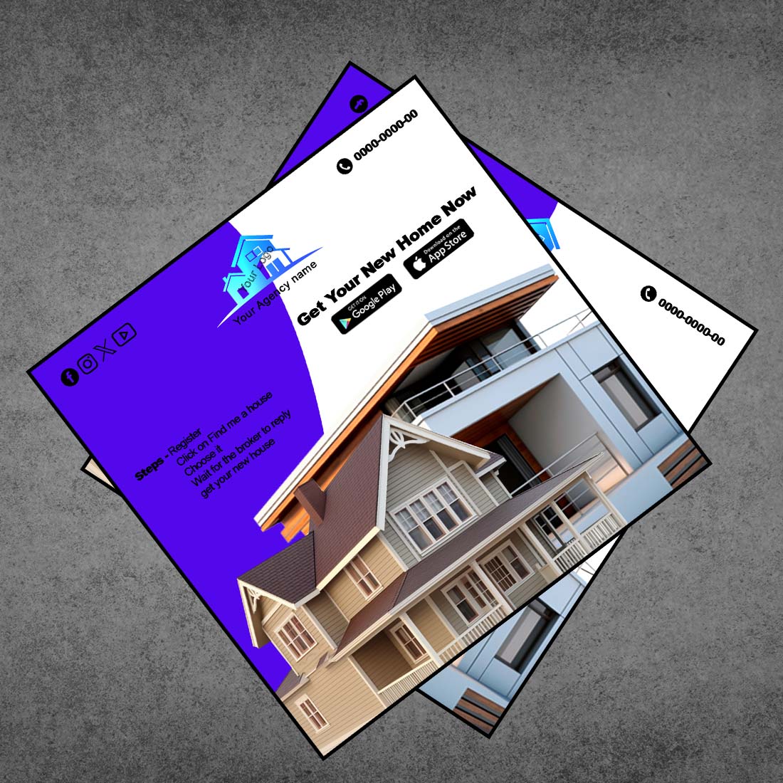 House Agency Template , Adobe Photoshop Template Psd Template , Real Estate Template preview image.