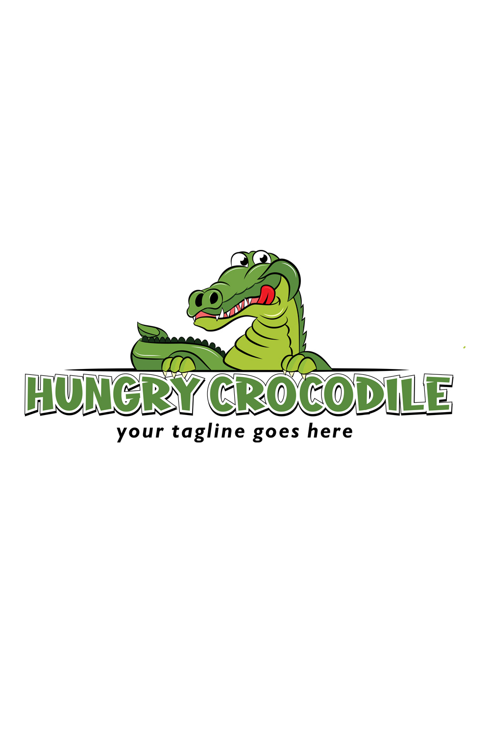 Crocodile Logo Design Cartoon corrector pinterest preview image.