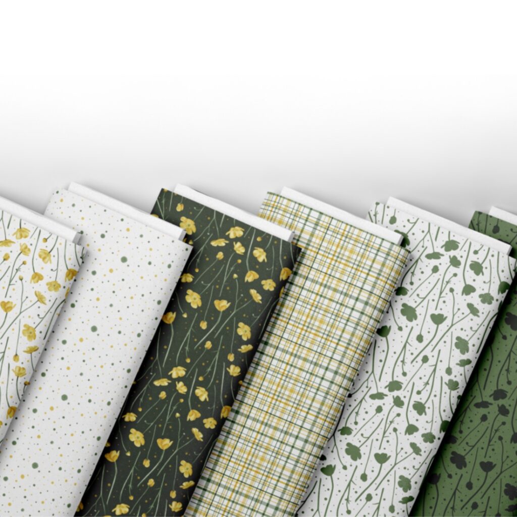 Butercup Pattern 6 seamless buttercup patterns - MasterBundles