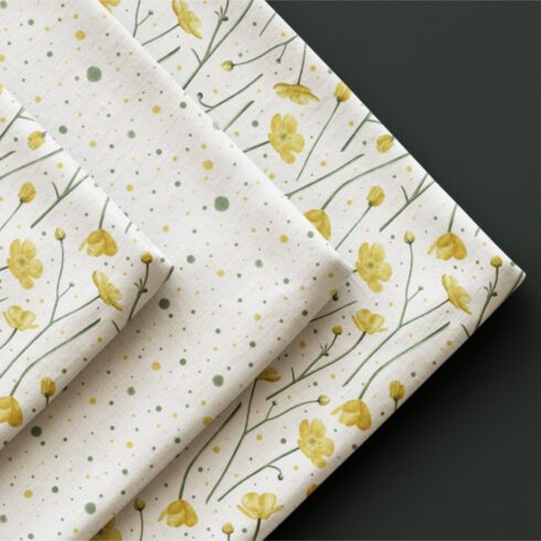 Butercup Pattern 6 seamless buttercup patterns - MasterBundles