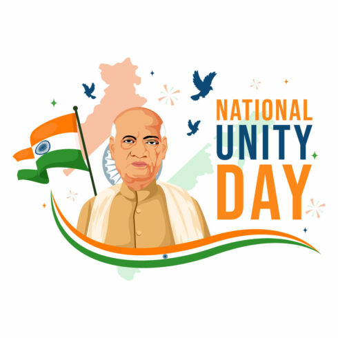 9 National Unity Day in India Illustration cover image.