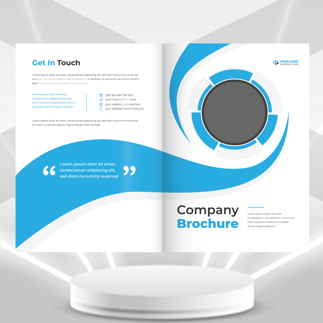 Modern Brochure Design preview image.