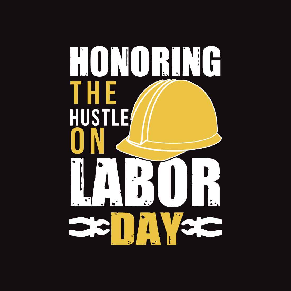 labor day Vintage & Vector T-Shirt Design cover image.