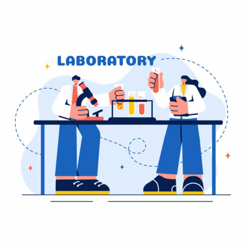 18 Laboratory Science Illustration cover image.