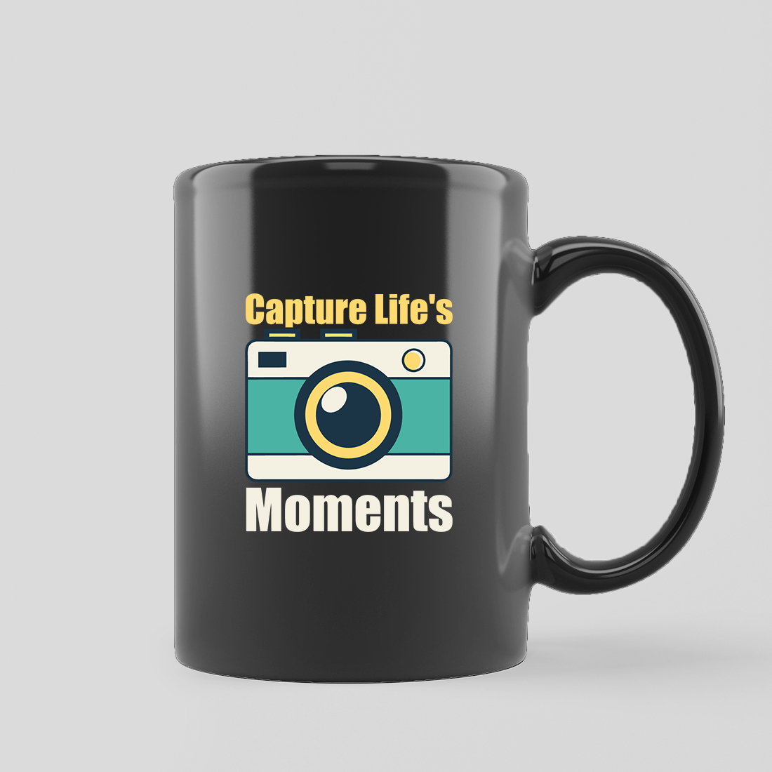 Capture Life's Moment - World Photography Day Tshirt Design preview image.