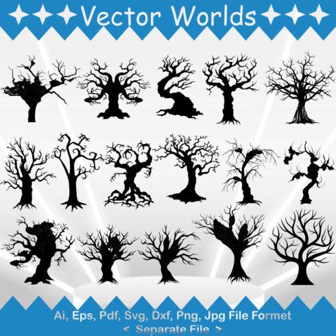 Old Tree SVG Vector Design cover image.