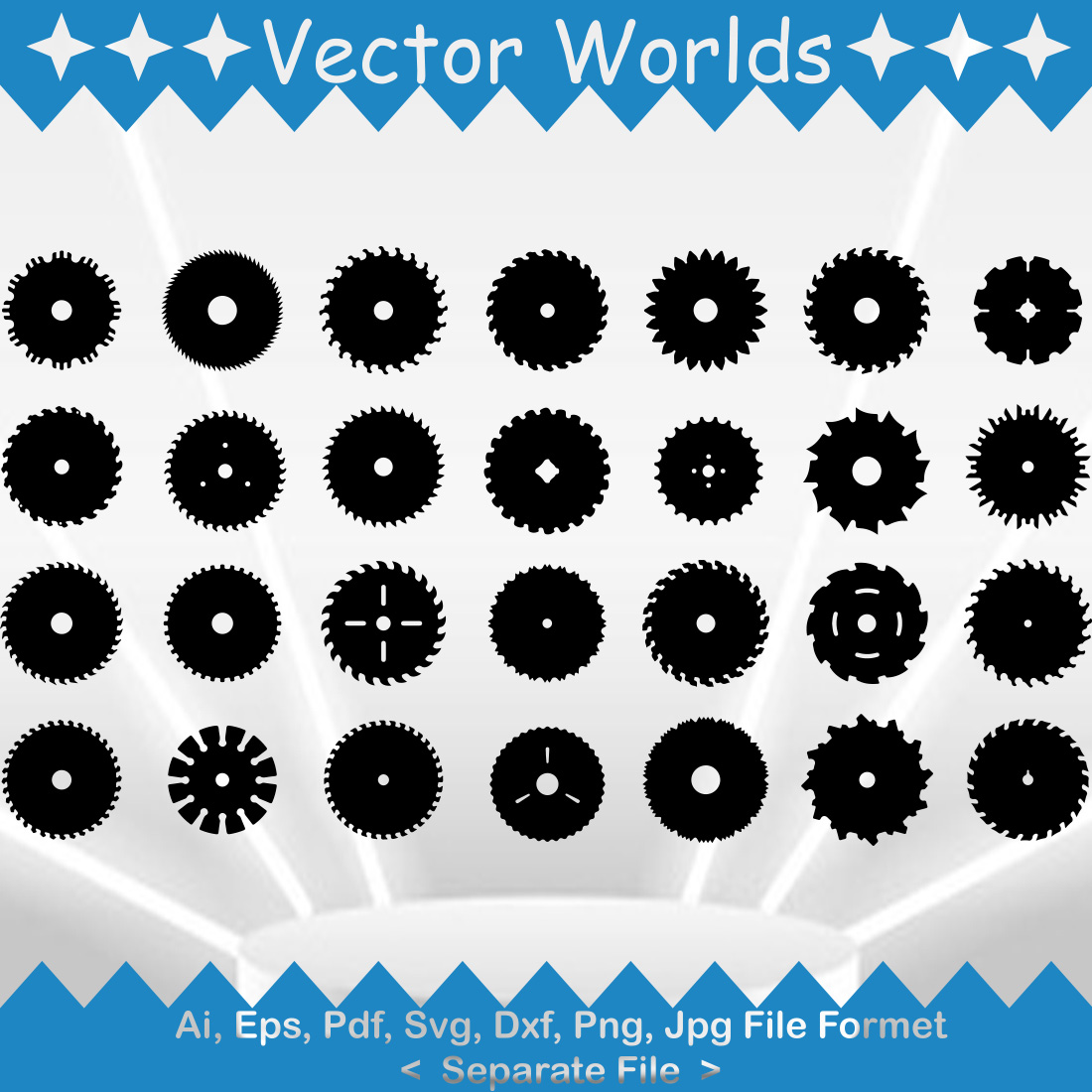 Rotary Cutter SVG Vector Design cover image.