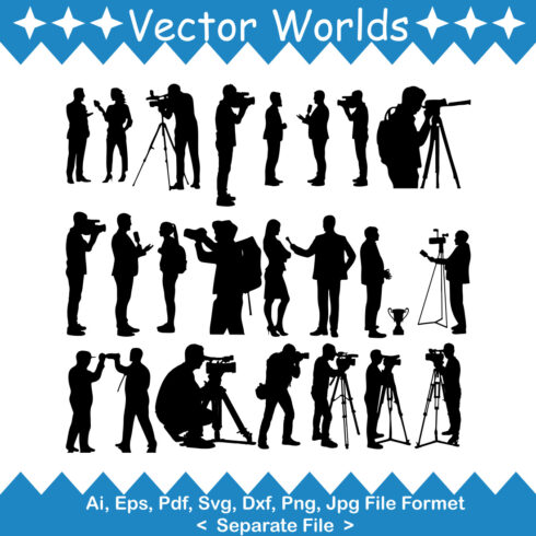 Journalist SVG Vector Design cover image.