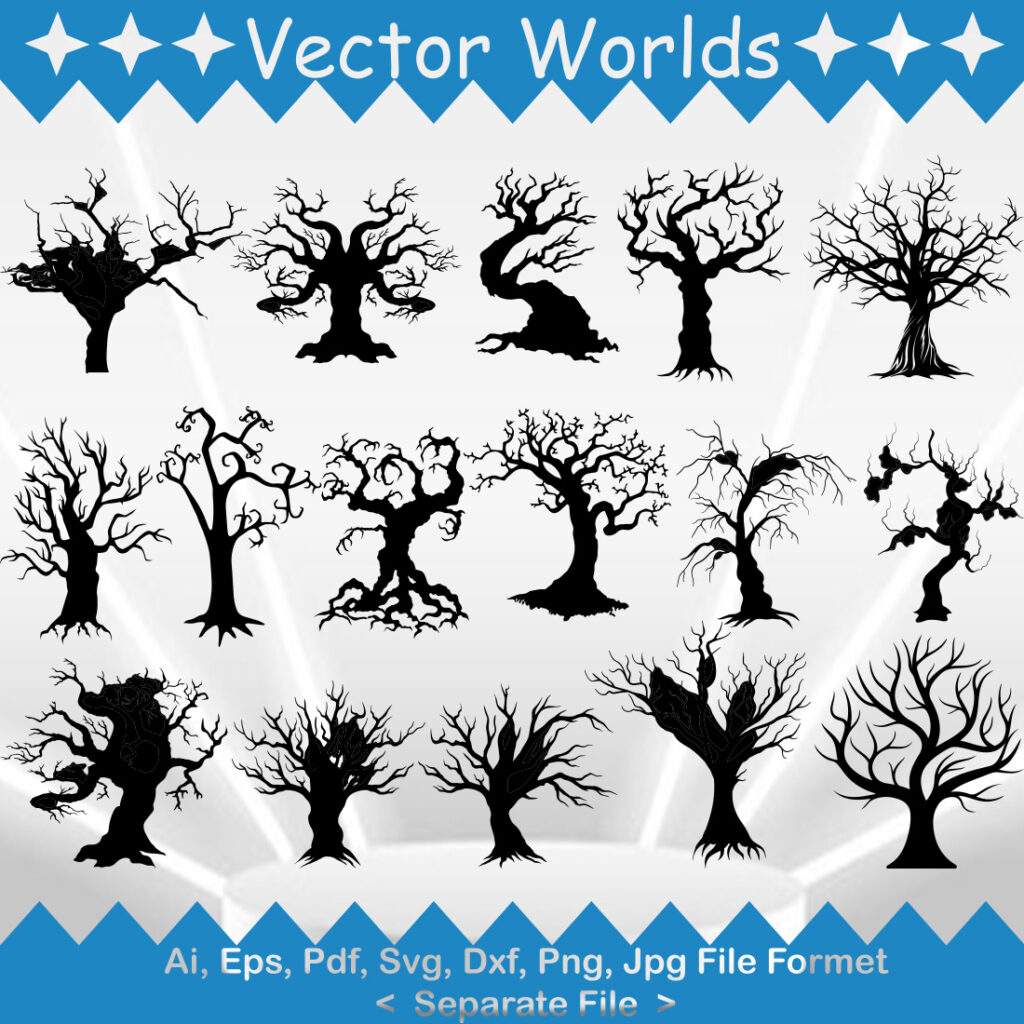 Old Tree SVG Vector Design - MasterBundles