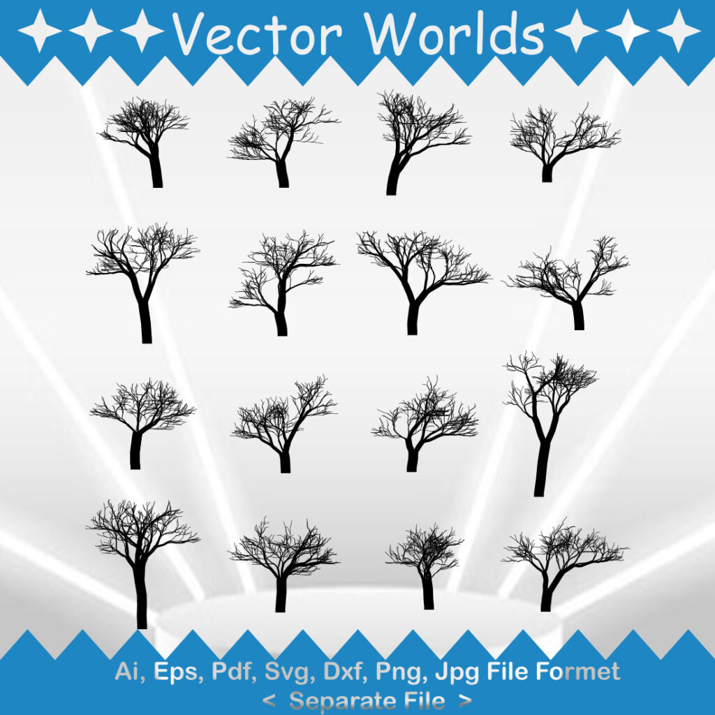Dry Tree SVG Vector Design - MasterBundles