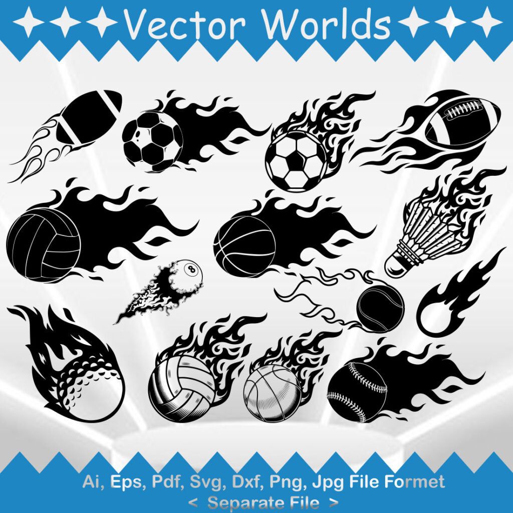 Fire Balls SVG Vector Design - MasterBundles