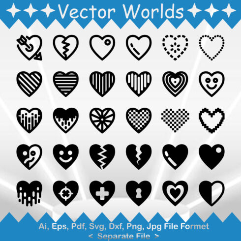 Love Icon SVG Vector Design cover image.