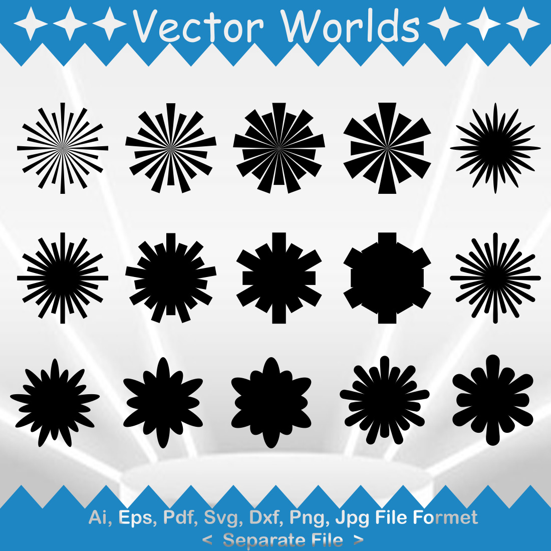 Cut Mark SVG Vector Design preview image.