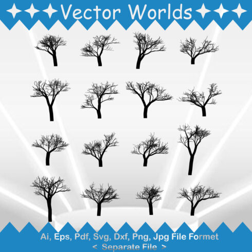 Dry Tree SVG Vector Design - MasterBundles