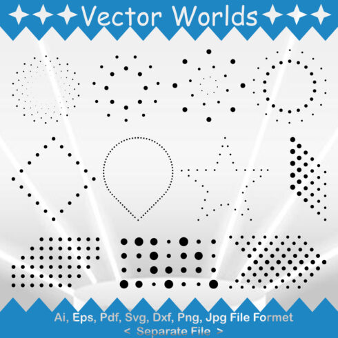 Dotted Line SVG Vector Design cover image.