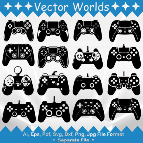 Game Controller SVG Vector Design cover image.