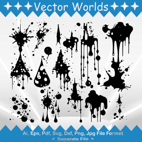 Blood SVG Vector Design cover image.
