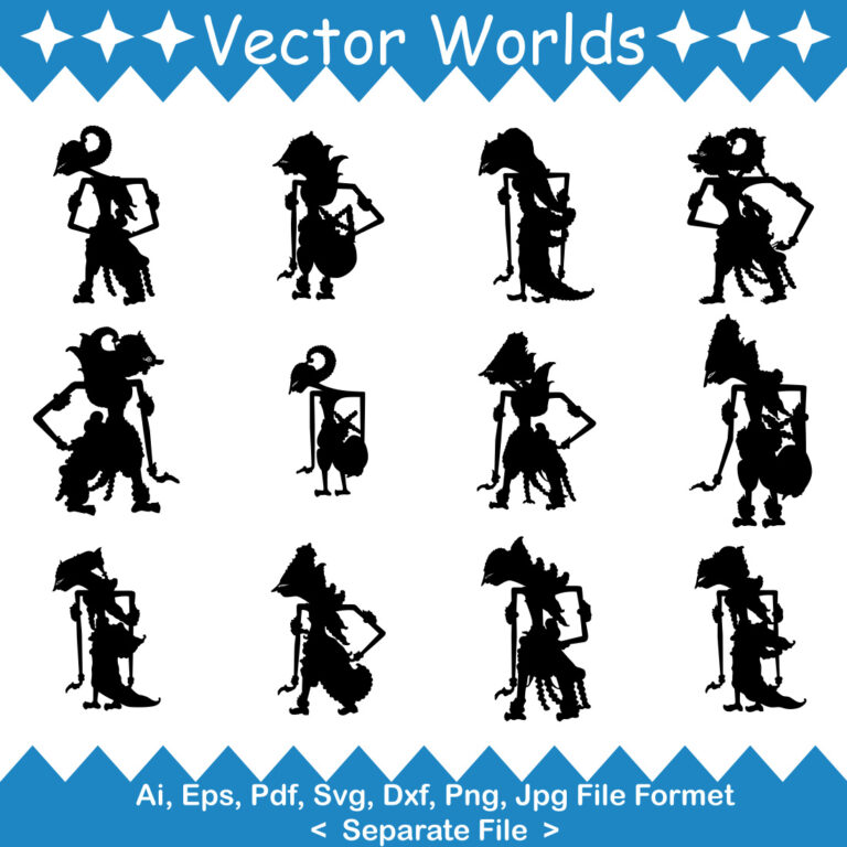 Javanese Wayang SVG Vector Design - MasterBundles