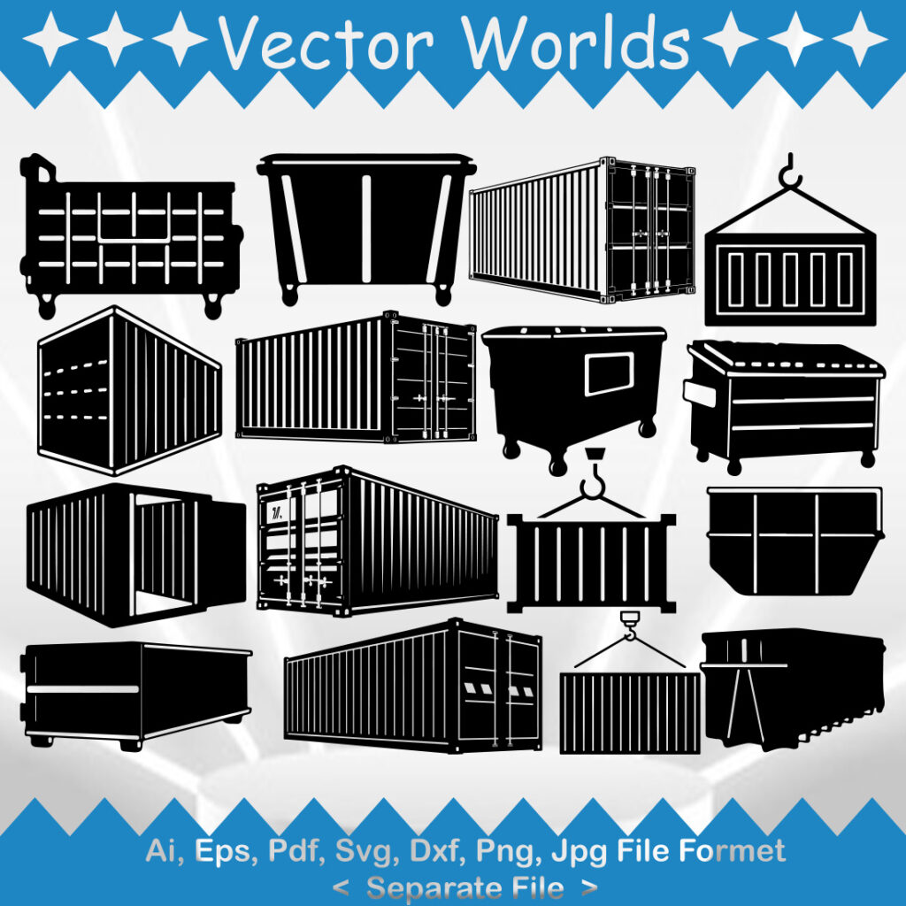 Container SVG Vector Design - MasterBundles