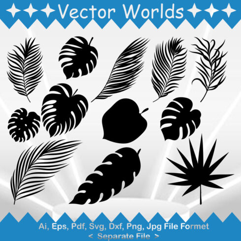 Palm Branch SVG Vector Design cover image.