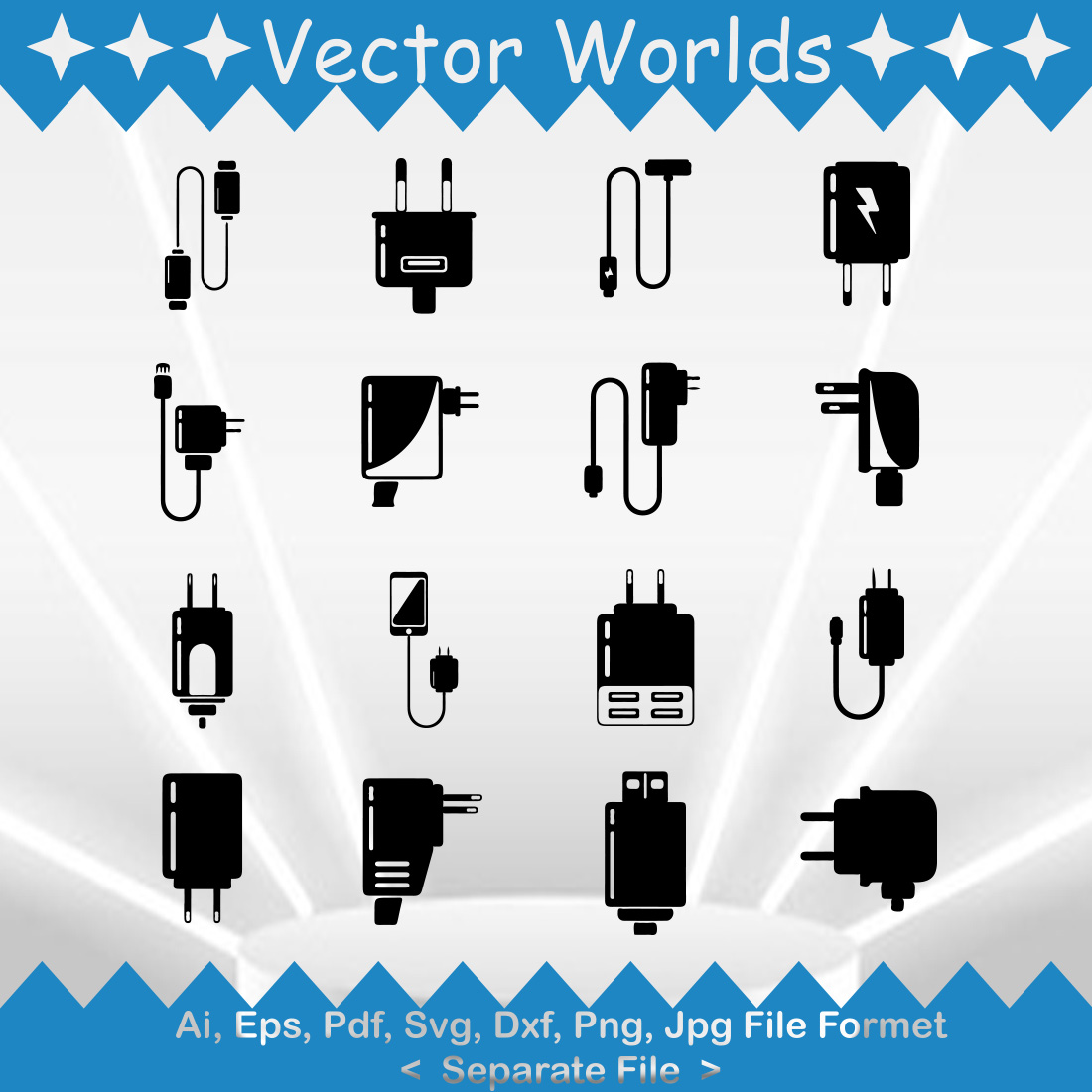 Adapter SVG Vector Design preview image.