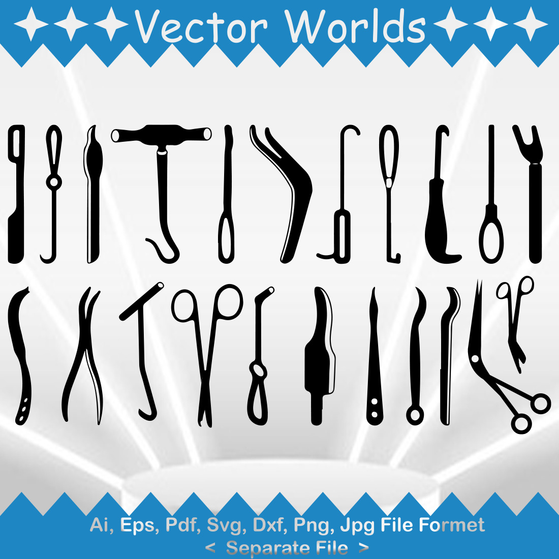 Bone Lever SVG Vector Design preview image.
