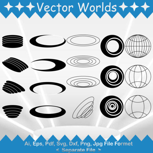 Circle Art SVG Vector Design cover image.