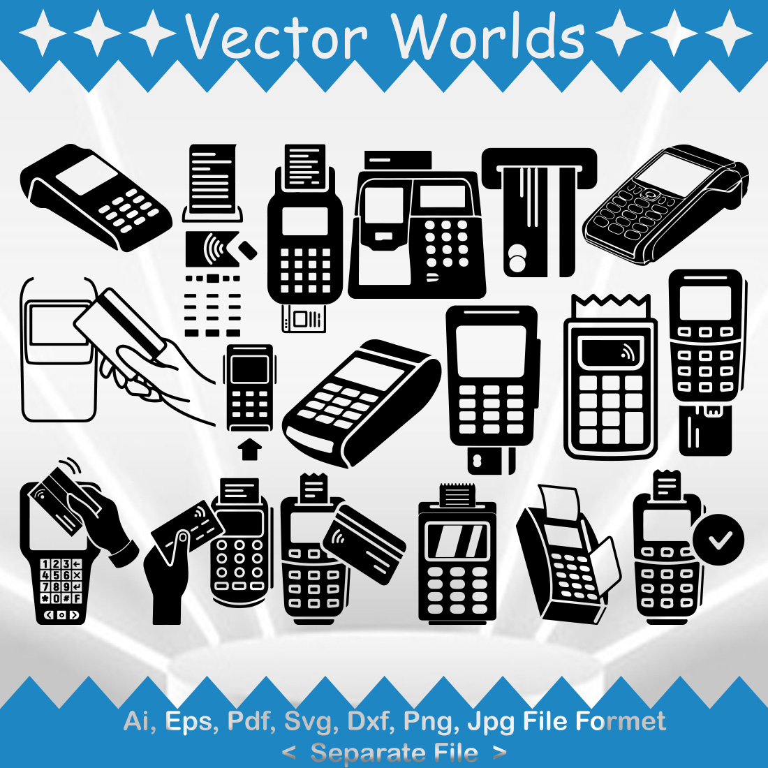 Payment Machine SVG Vector Design cover image.