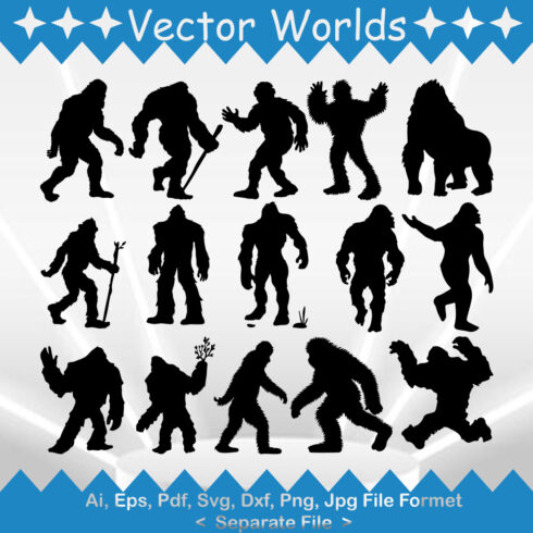 Skunk Ape SVG Vector Design cover image.